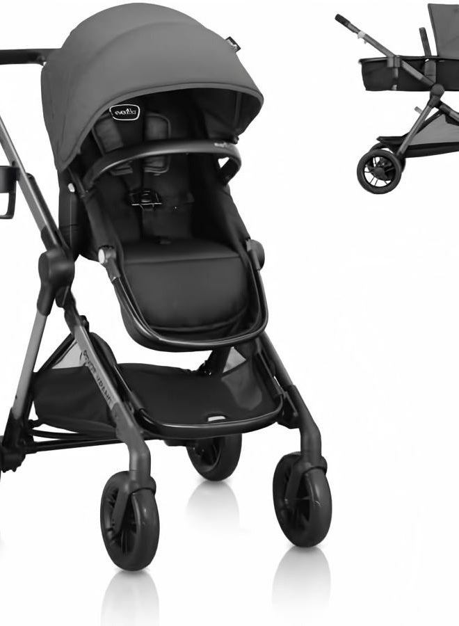 evenflo Pivot Xpand Modular Stroller (Sabino Gray) - Image 1