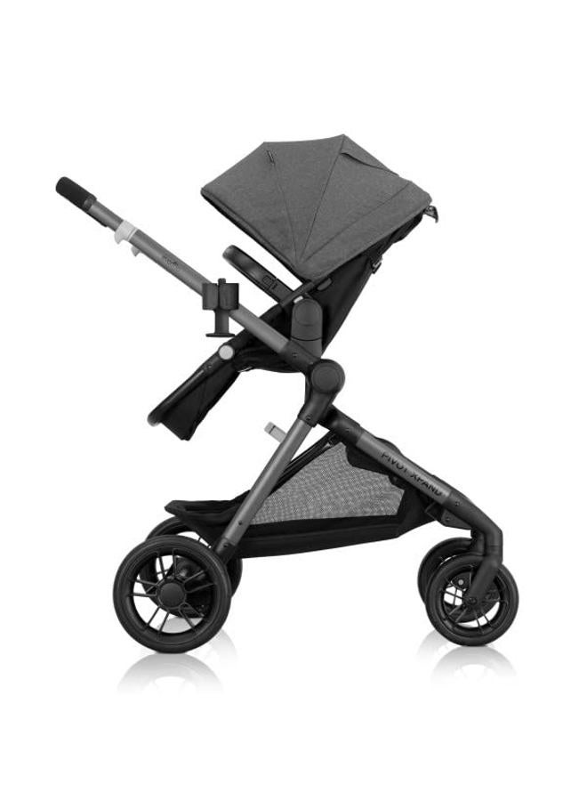 evenflo Pivot Xpand Modular Stroller (Sabino Gray) - Image 5