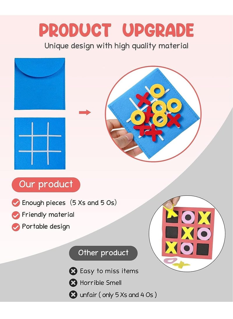 Bebiland - 12 PCS Tic Tac Toe Mini Board Game Toy for Kids and Family,Birthday Party Favors,Goody Bag,Fun Indoor Game Night Activity, Classroom Prizes Return Gifts Goodie Bag Fillers - Image 1
