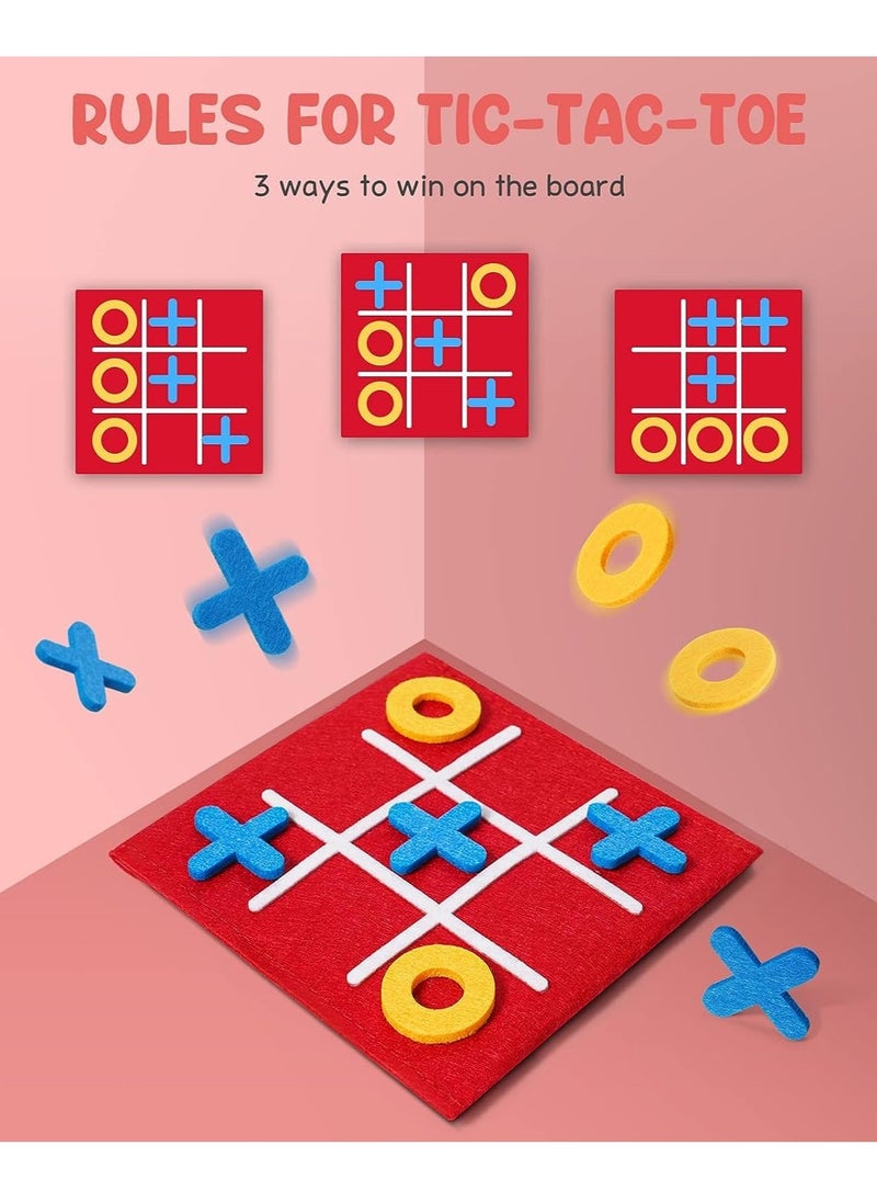 Bebiland - 12 PCS Tic Tac Toe Mini Board Game Toy for Kids and Family,Birthday Party Favors,Goody Bag,Fun Indoor Game Night Activity, Classroom Prizes Return Gifts Goodie Bag Fillers - Image 1