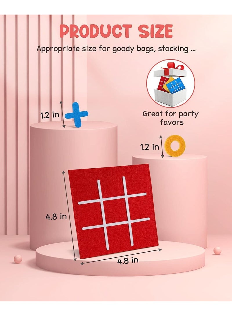 Bebiland - 12 PCS Tic Tac Toe Mini Board Game Toy for Kids and Family,Birthday Party Favors,Goody Bag,Fun Indoor Game Night Activity, Classroom Prizes Return Gifts Goodie Bag Fillers - Image 1