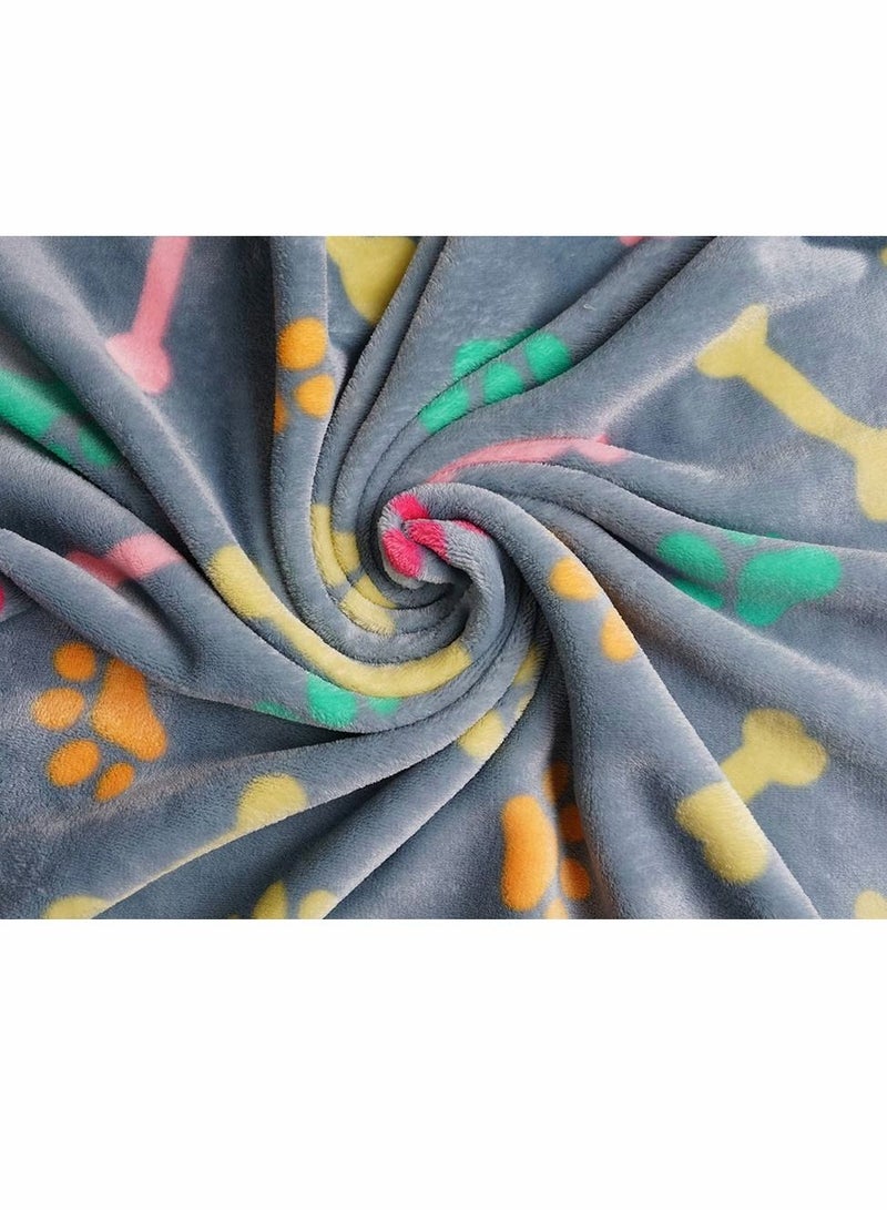 Y&D Pet Blankets, 3 Blankets Super Soft Coral Fleece Blanket Fluffy Premium Flannel Throw For Dogs Puppies Cats  - Image 3