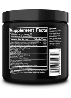 JNX Sports The Shadow Pre Wrokout  Blue-Raspberry 270 g 30 Serving  - Image 5