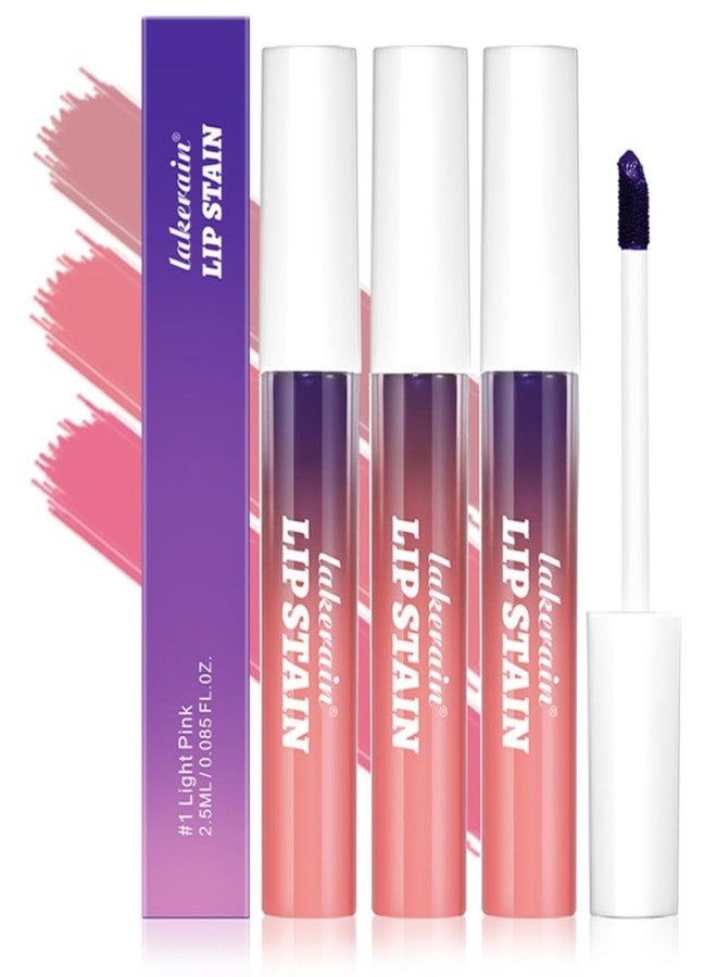 JEMPET Peel Off Lip Stain Lip Tint Set - 3 Pcs Long Lasting, Transfer Proof & Waterproof Matte Finish Lip Gloss - Image 1