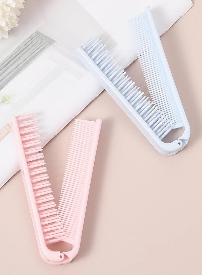 Nibbler Foldable Travel Comb - Portable Hair Comb for Detangling, Scalp Massage & Anti-Static Styling (Pack 2) - Image 1