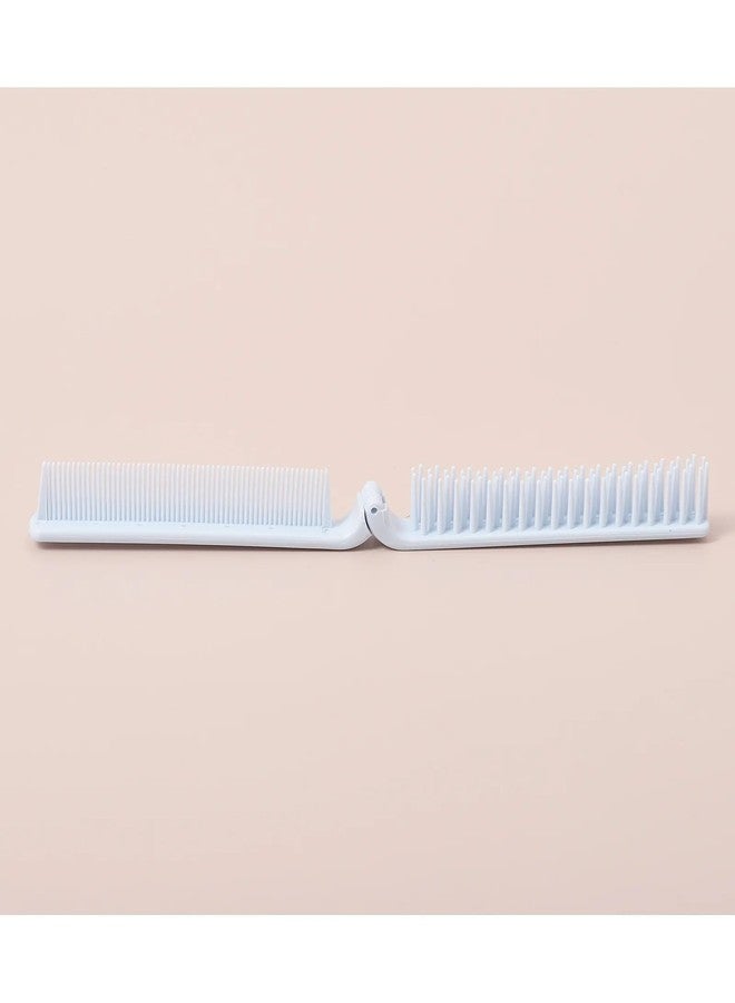 Nibbler Foldable Travel Comb - Portable Hair Comb for Detangling, Scalp Massage & Anti-Static Styling (Pack 2) - Image 3