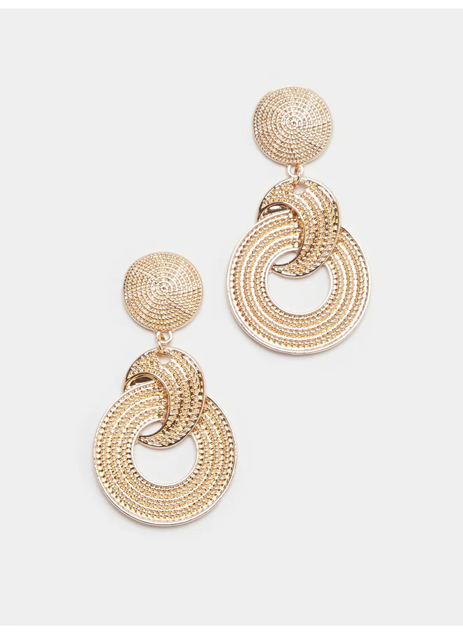 Styli Styli Textured Drop Earrings