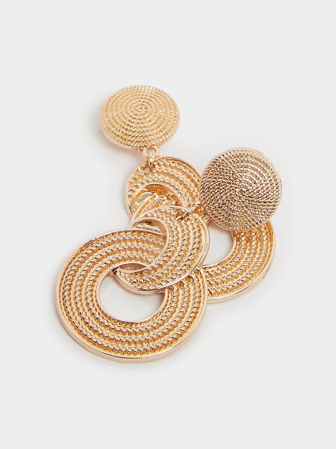 Styli Styli Textured Drop Earrings  - Image 4