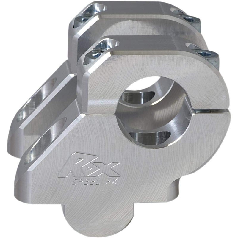 Rox Speed FX 3R-B17R-15M 1-1/2in. Barback Risers for 1-1/8in. Handlebars - Machine Finish,silver