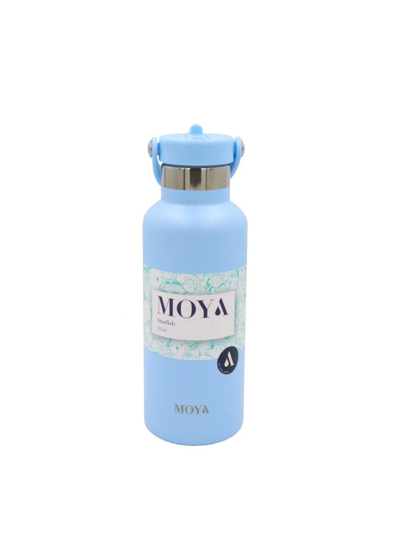 Moya "Starfish" 500ml Insulated Sustainable Water Bottle Powder Blue - pzsku/Z8FD3A6AE4BF17ED341AAZ/45/_/1741001515/870d4340-ef01-4c8f-9fdf-39d05e0213b2