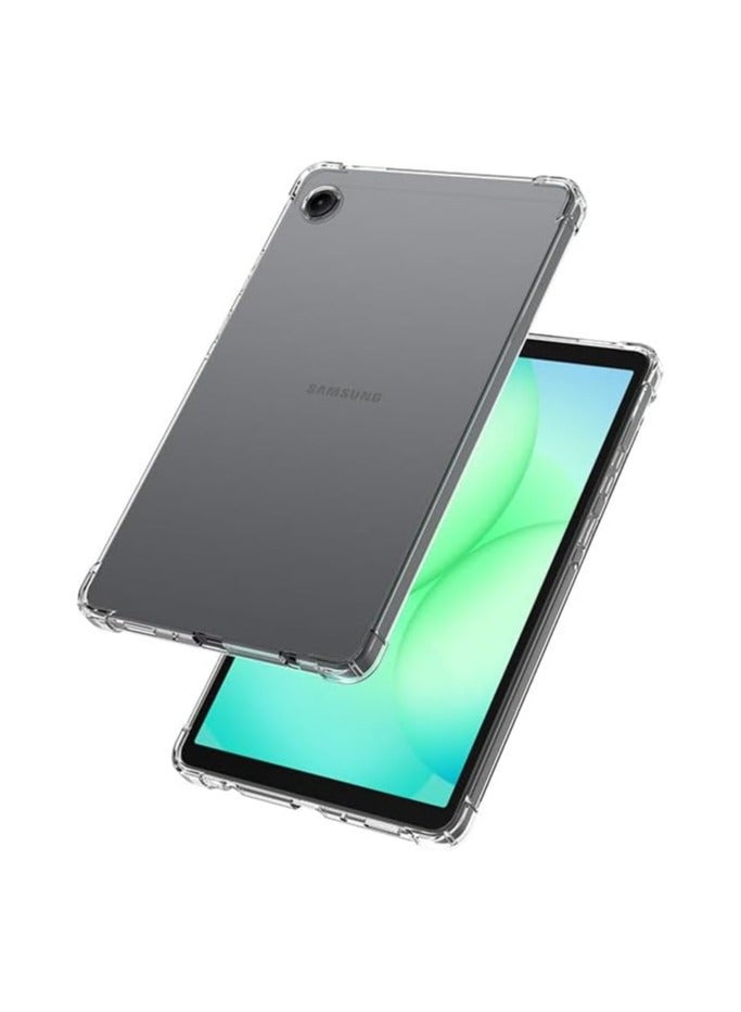 Case compatible with Samsung Galaxy Tab A11 8.7 2025 (SM-X133/X135), anti-yellowing transparent shockproof ultra-thin tablet back cover with soft TPU bumper - Image 2