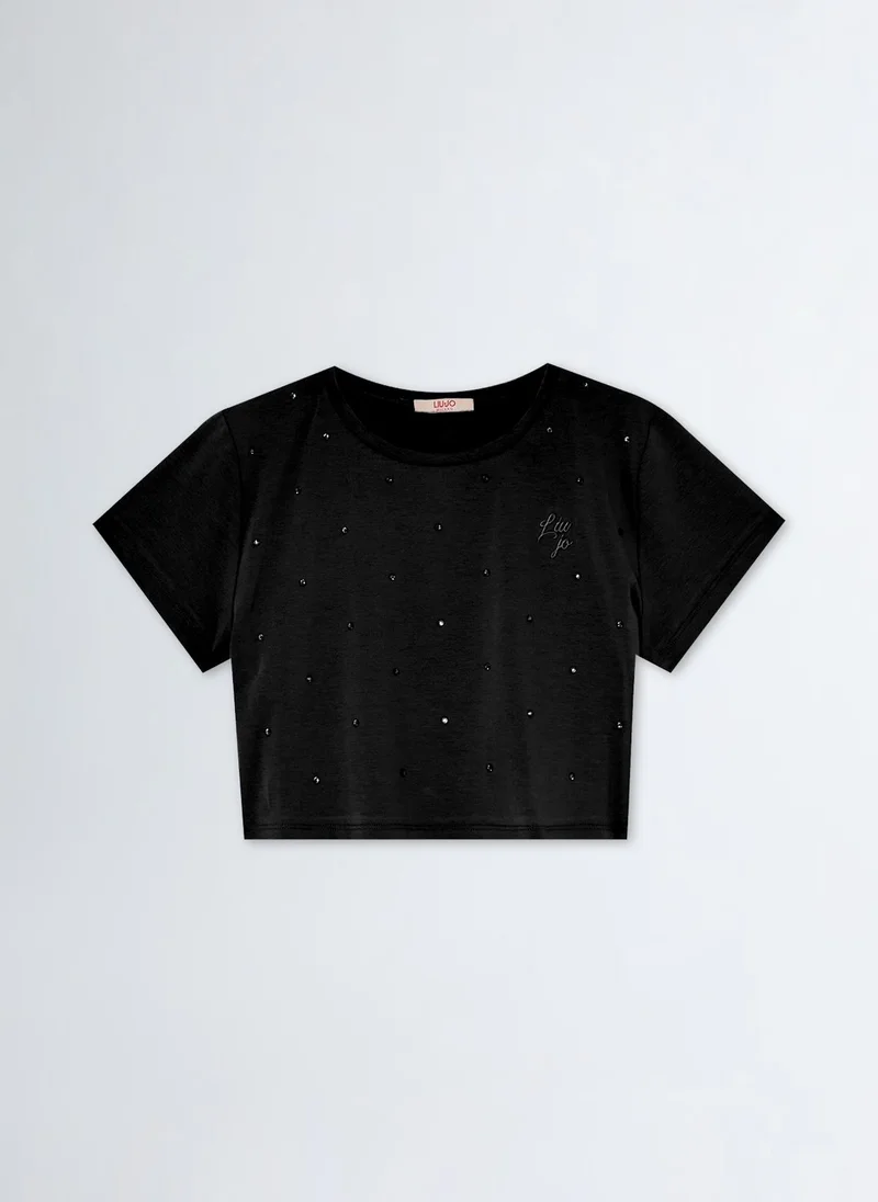 Liu Jo T-Shirt with Rhinestones