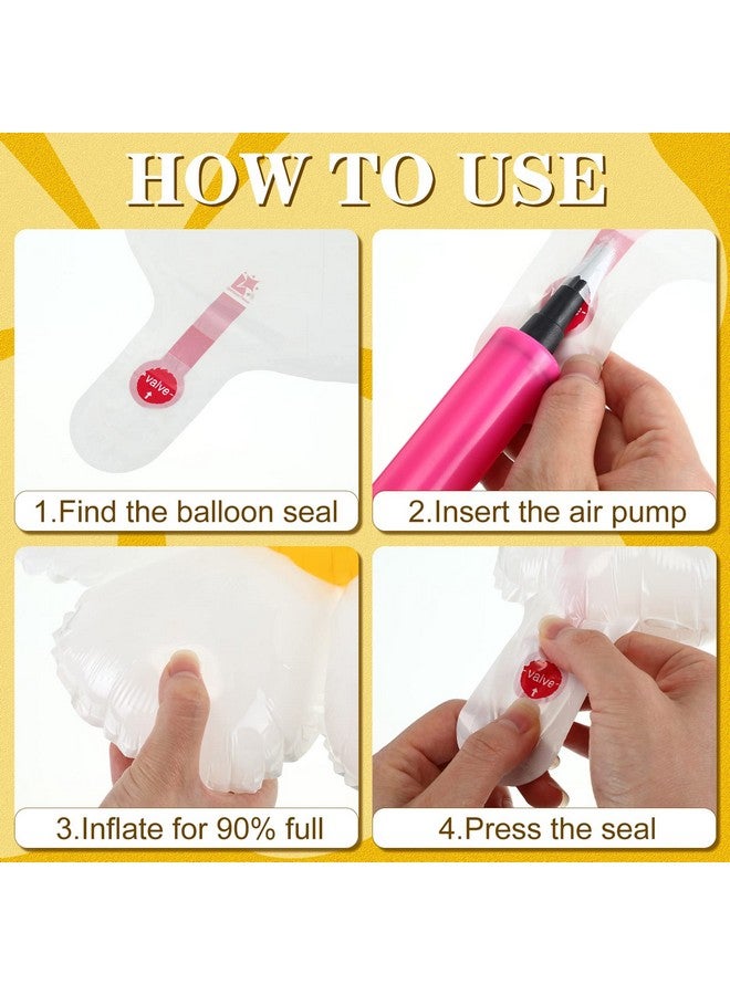 جيريفي 50 قطعة من بالونات زهرة الأقحوان مقاس 20 × 16 بوصة على شكل زهرة من رقائق الألومنيوم لتزيين حفلات أعياد الميلاد وحفلات استقبال المولود الجديد وديكورات حفلات الزفاف الرائعة بوهو 60S (أبيض) - Image 4