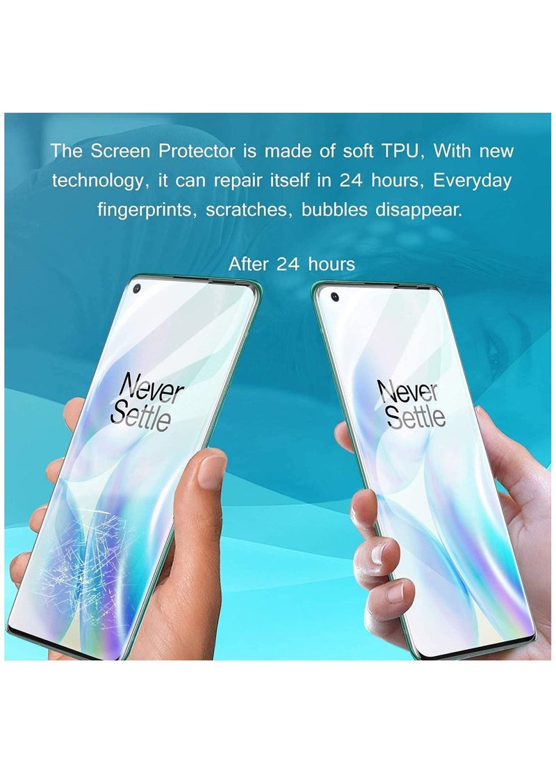 LEDIN Screen Protector for ONE Plus 8 Pro UV Tempered Glass, Film HD Screen Saver, 9H Hardness, Bubble-free Screen Replacement Protector Film - Image 5