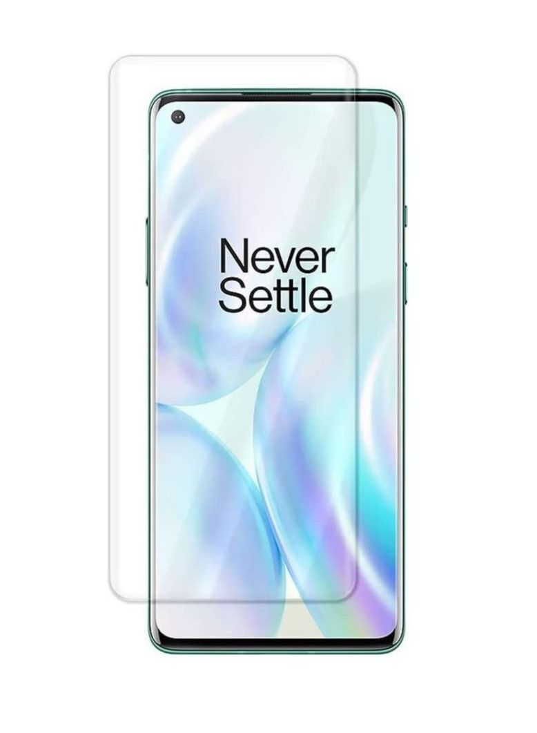 LEDIN Screen Protector for ONE Plus 8 Pro UV Tempered Glass, Film HD Screen Saver, 9H Hardness, Bubble-free Screen Replacement Protector Film - Image 1