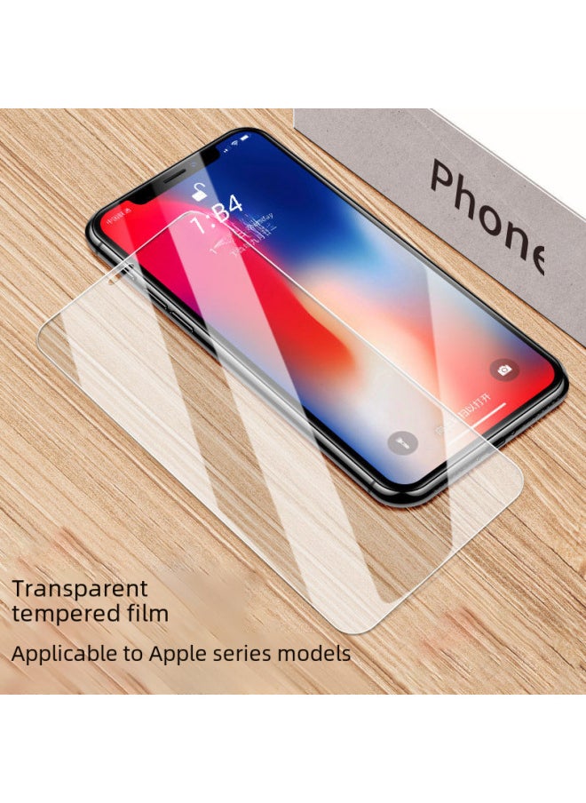 Generic - Mobile Phone Film Suitable For Apple 16pro Half Screen Transparent Film HD 14pro Crown AB Adhesive 15 Mobile Phone Tempered Film-Color:Crown 130AB Glue Transparent Tempered Film (carton Packaging)-Dimensions:Apple 14Plus - Image 1