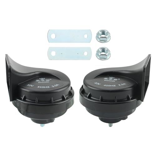AUTOKAY 1 Set Car Horn Fits for Hyundai Kia Low High 96610-2D100 96610-22400 96610-27200 - Image 1
