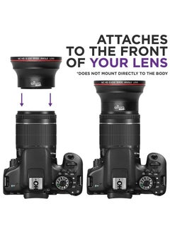 Altura Photo 55MM 0.43x Altura Photo Professional HD Wide Angle Lens (w/Macro Portion) for Nikon D3400, D3500, D5500, D5600 with DX NIKKOR 18-55mm f/3.5-5.6G VR and Sony Alpha Cameras  - Image 2