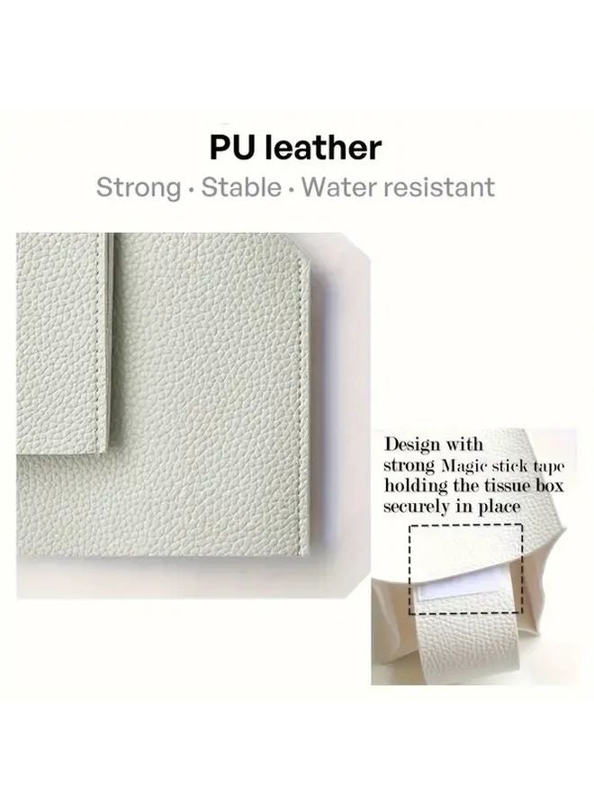 Pink Tissue Box Cover Modern Decorative Organizer For Living Room Bathroom Office - Image 3