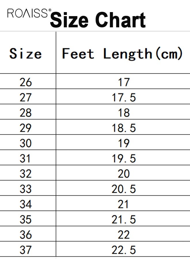 roaiss Girls Fashion Chunky Sneakers, Comfortable Lace-up Sneakers, Breathable Platform Sneakers with Non-slip Soles - Image 4