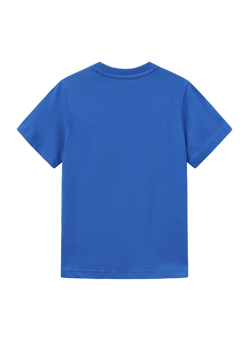 Balabala Kids Boys Round v-neck short-sleeved T-shirt