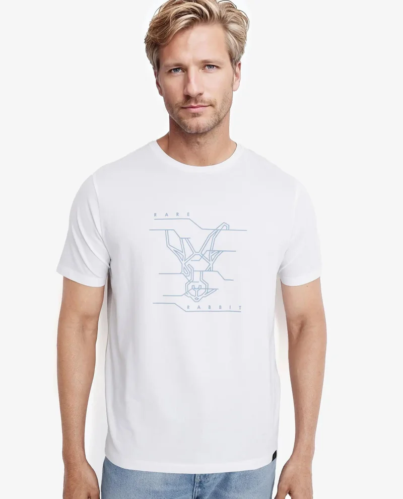 Rare Rabbit Men's Logo Graphic Print T-Shirt