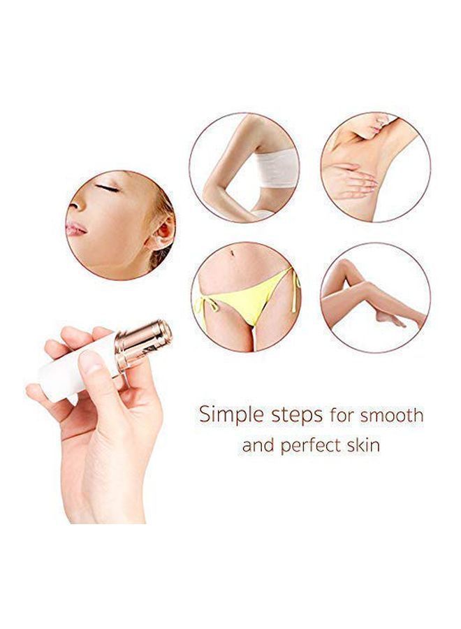 نيبمينينت طقم رؤوس بديلة لماكينة إزالة شعر الوجه مكون من 5 قطع ذهبي وردي - Image 3