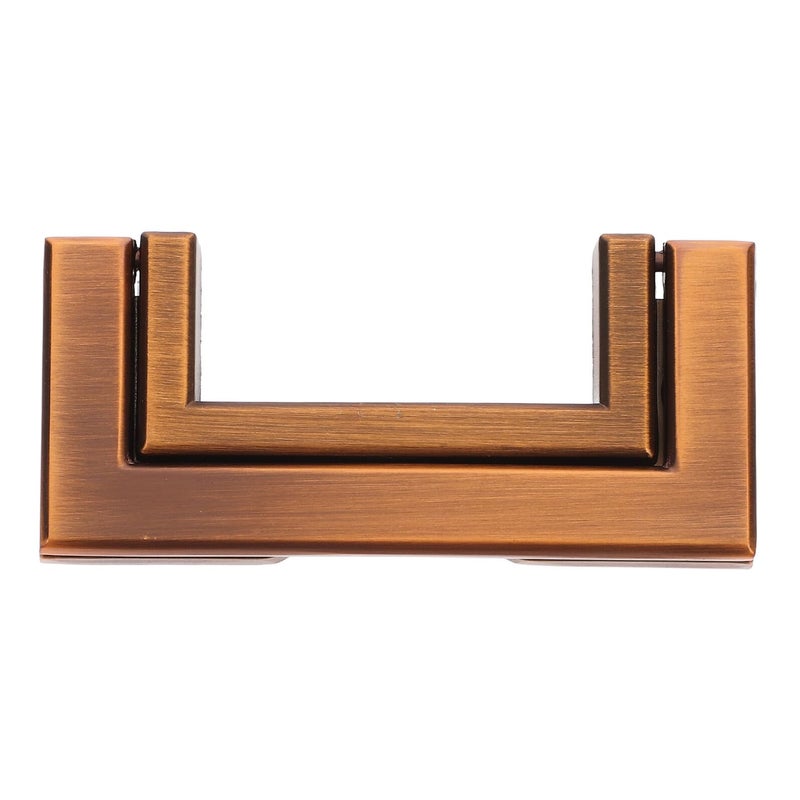 Zinc Alloy Gold Recessed Cabinet Door Pulls Hidden Latch Handles For Drawers Closets - Image 2