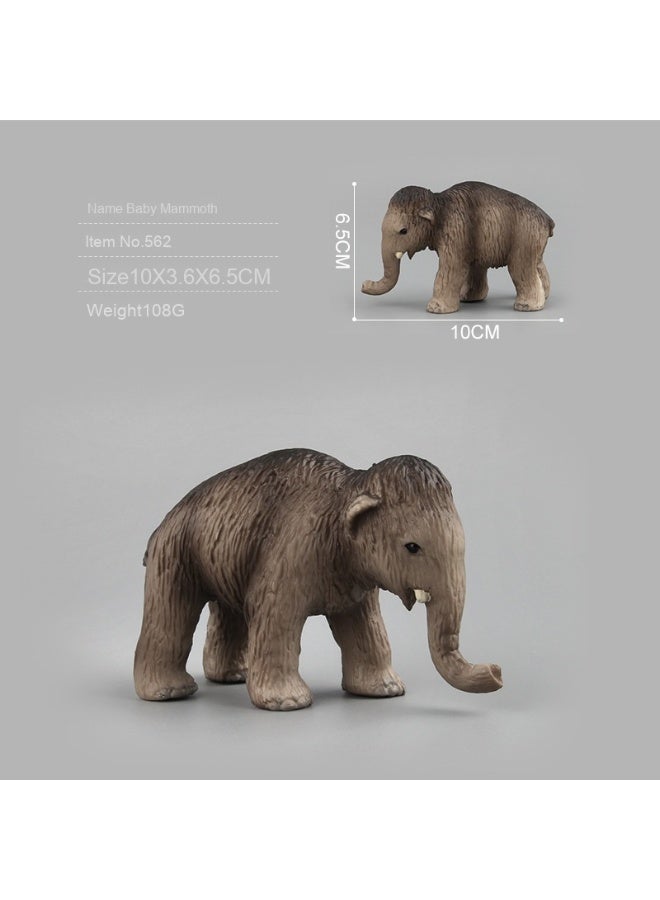 نيبمينينت نموذج حيوان محاكي: ماموث ذو شعر طويل