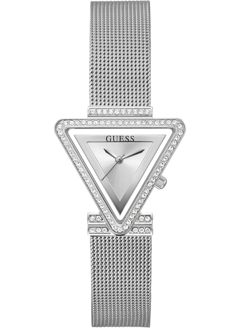 Guess Women's Watch Silver Tone Case Quartz - Image 1