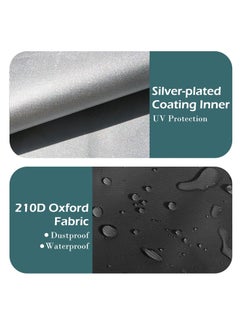 DUNISO 260L Large Storage Bags, 210D Waterproof, Dustproof, Thickened Robust Oxford Material Underbed Storage Bags for Clothes, Bedding, Clothing, Moving Home (122 x 39 x 55 cm)Black  - Image 5