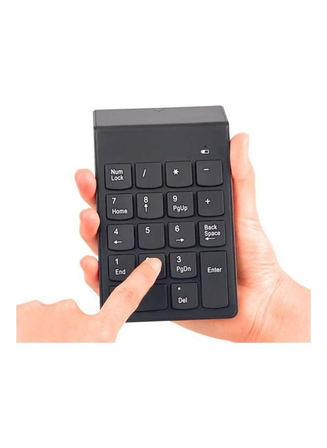 DUSALA 18 Keys 2.4G Wireless Numeric Keypad Black  - Image 3