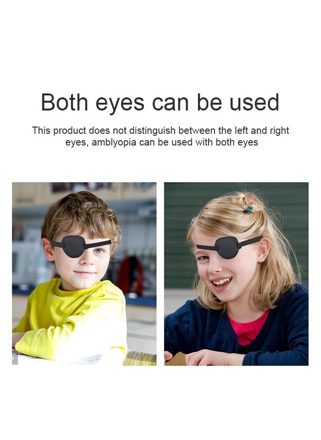 Generic - 1PCS Eye Patch, 3D Eye Patch for Adults/Kids ,Adjustable, Medical Eye Patch, Amblyopia Lazy Eye Patches for Left or Right Eyes, Black - Image 1