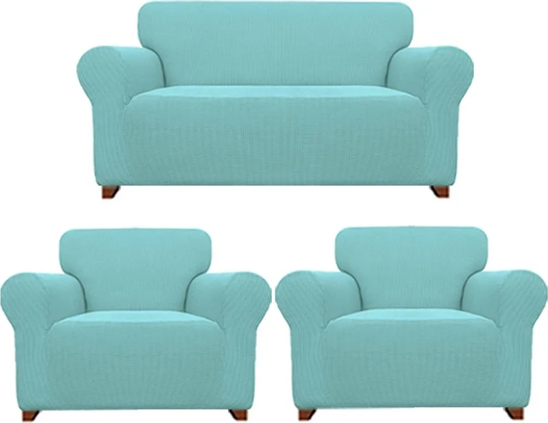 Elgeyar Lycra Sofa, Sofa, Sofa Bed Cover Elastic, Pitikare Pattern3+1+1
