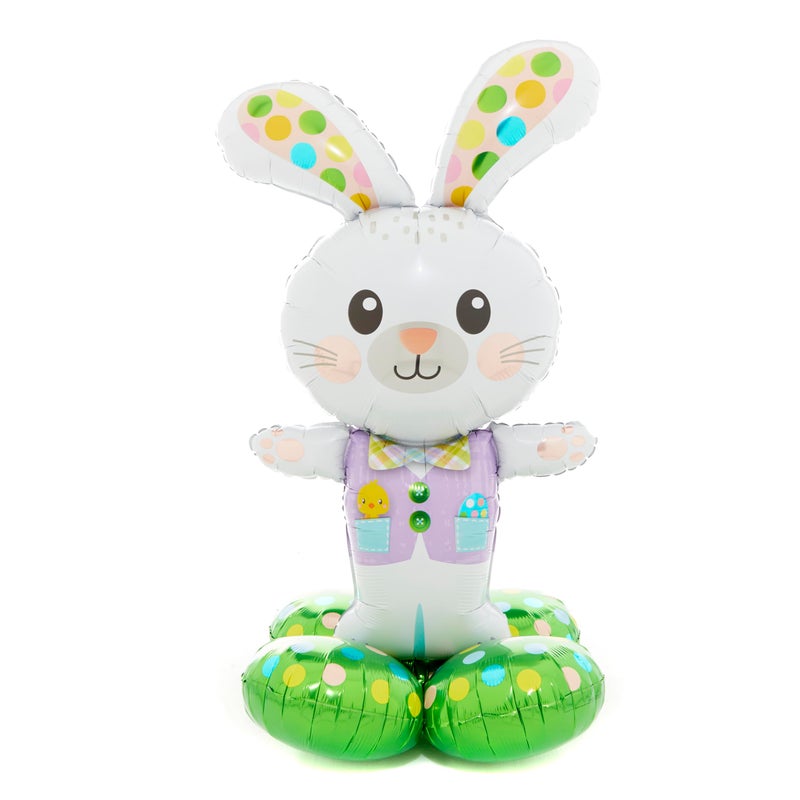 Amscan Anagram Spotted Easter Bunny Airloonz Mylar Party Foil Balloon 46 Multicolor