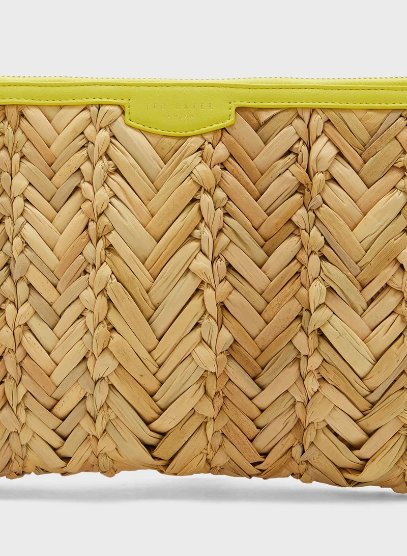 Ted Baker Ivelin Basket Weave Pouch