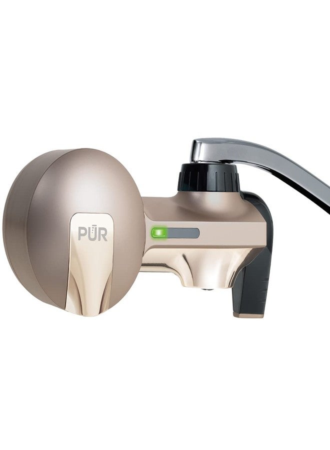 PUR Plus Faucet Mount Water Filtration System, Champagne, PFM360F - Image 1