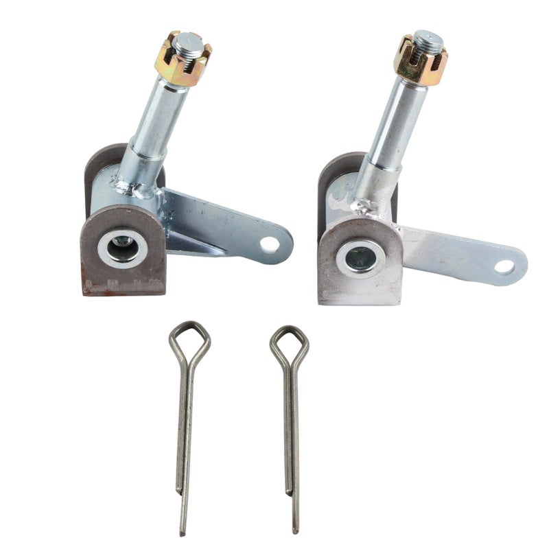 Steel Alloy Front Steering Pair with Pins for 110cc to 250cc Go Kart ATV Quad - Image 2
