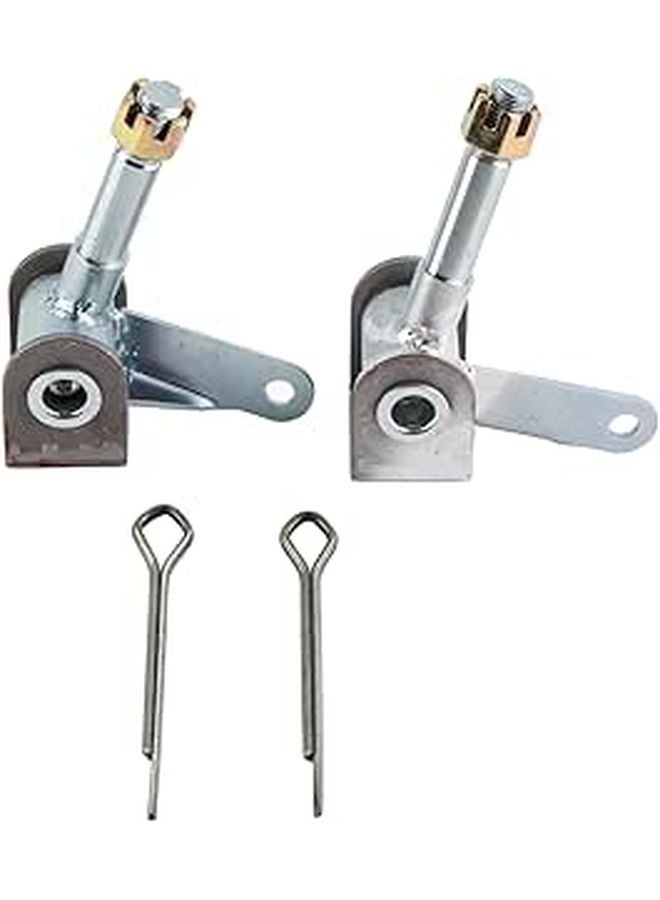 Steel Alloy Front Steering Pair with Pins for 110cc to 250cc Go Kart ATV Quad - Image 1