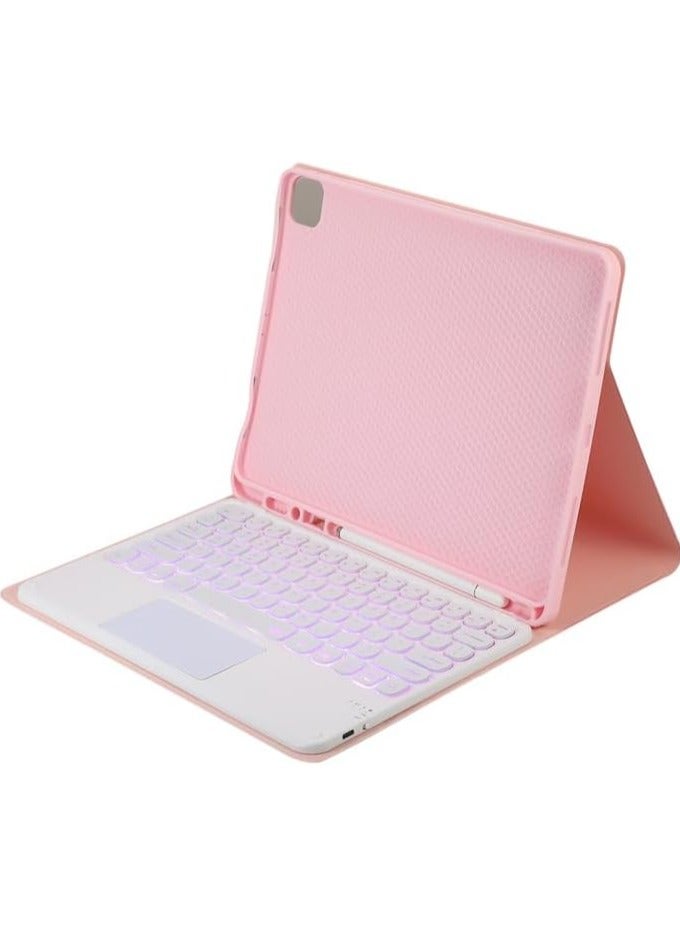 general Keyboard Case Compatible with Samsung Galaxy Tab S9 Ultra 14.6 inch 2023 with Pen Holder,7 Color Backlit Keyboard with Touchpad + Mouse,PU Stand Cover for Tablet - Image 2
