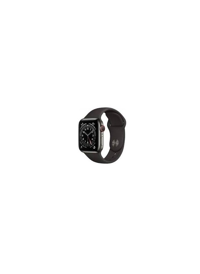 Smart Smart watch, black color  Comes with a battery capacity of 180 mAh  The watch is water and dust resistant  The watch is suitable for men and women  - Image 1