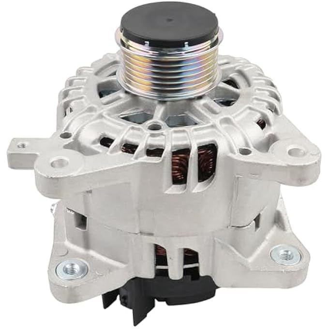 Tivora Alternator Compatible with Nissan Rogue L4 2.5L 2014-2018, for Xtrail 2014-2018 12V 120A 6-Groove Clutch Replace # 23100-4BA0A 23100-4BA0B TG12C152 - Image 5