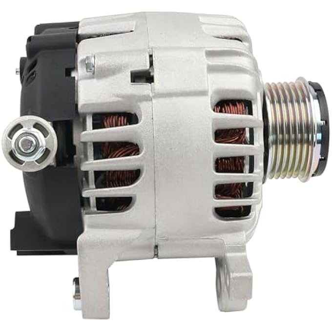 Tivora Alternator Compatible with Nissan Rogue L4 2.5L 2014-2018, for Xtrail 2014-2018 12V 120A 6-Groove Clutch Replace # 23100-4BA0A 23100-4BA0B TG12C152 - Image 4