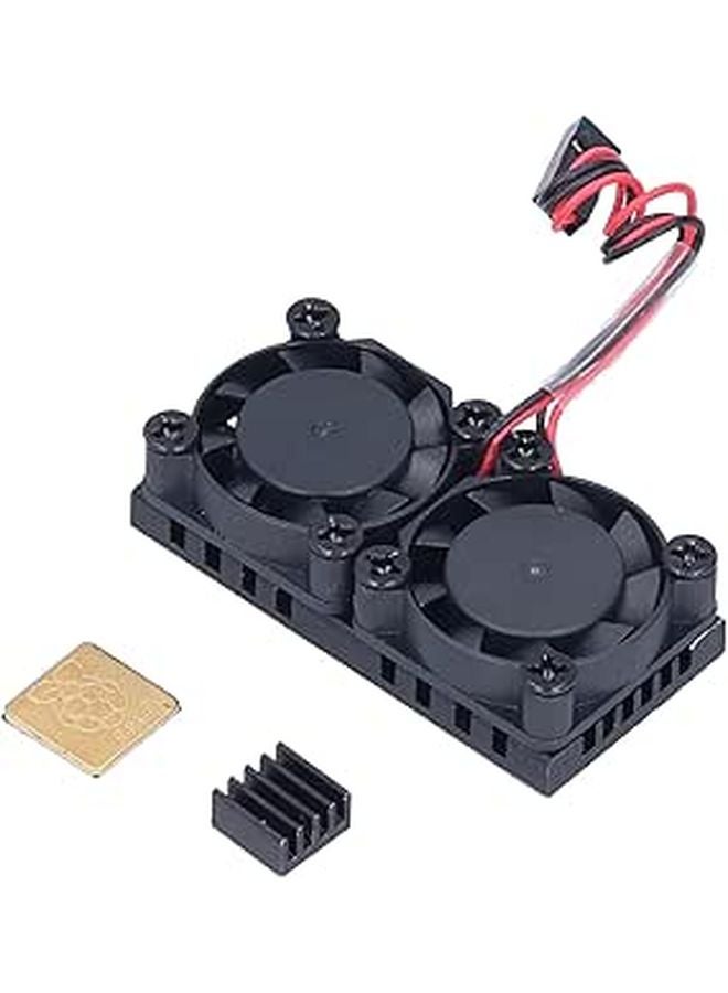 High Speed Low Noise Cooling Fan with Heatsink ABS Material for Raspberry Pi - Image 1