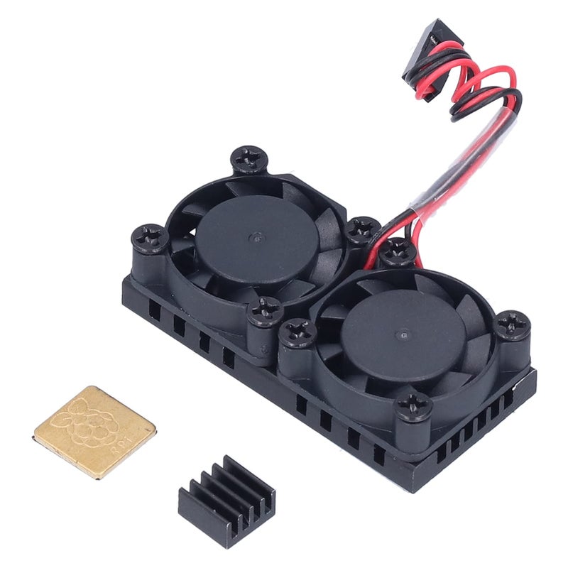 High Speed Low Noise Cooling Fan with Heatsink ABS Material for Raspberry Pi - Image 2