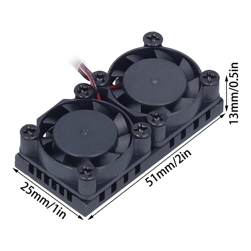 High Speed Low Noise Cooling Fan with Heatsink ABS Material for Raspberry Pi - Image 3
