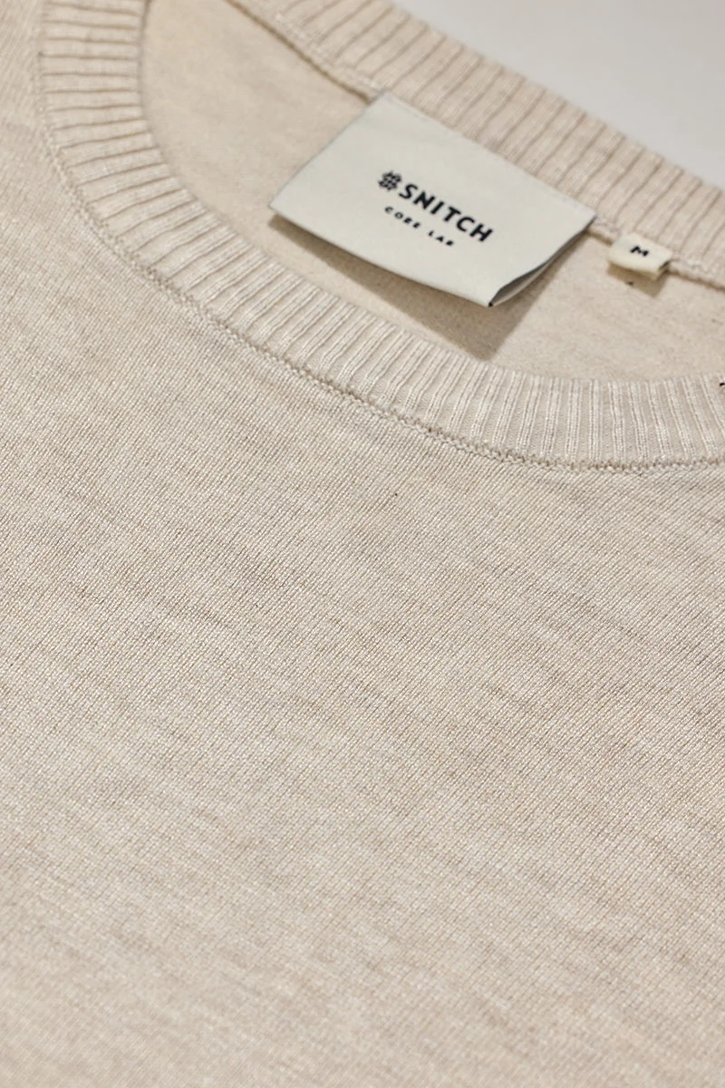 SNITCH كنزة كور لاب بيج سادة