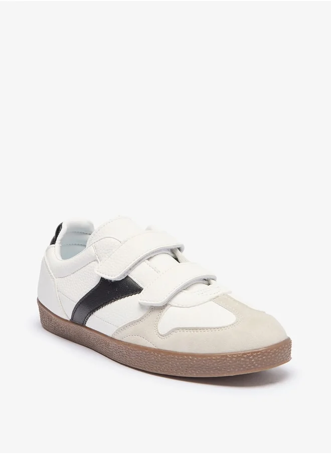 LBL by Shoexpress Boy's Colourblock Shoes with Hook and Loop Closure