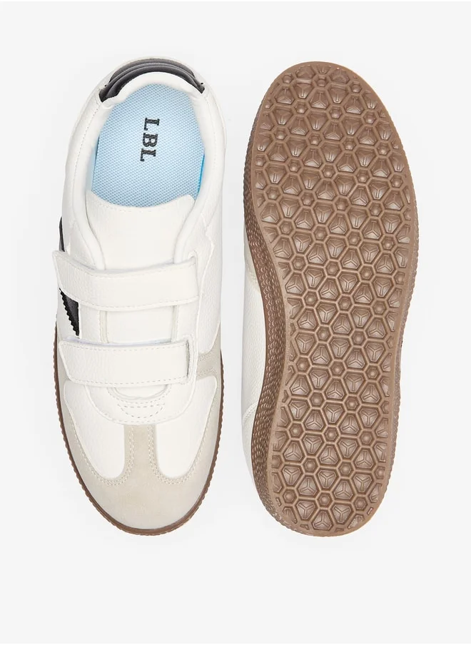 LBL by Shoexpress Boy's Colourblock Shoes with Hook and Loop Closure