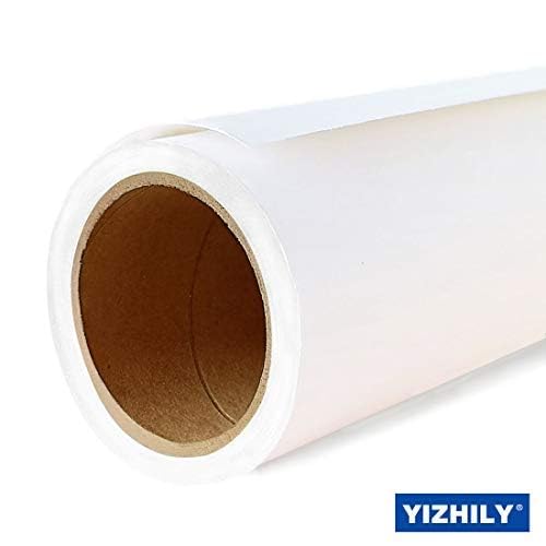 Yizhily Seamless Photo Photography Background Paper Backdrop Paper Roll for Photoshoot and Videos, 82" x16', Arctic White - Image 3